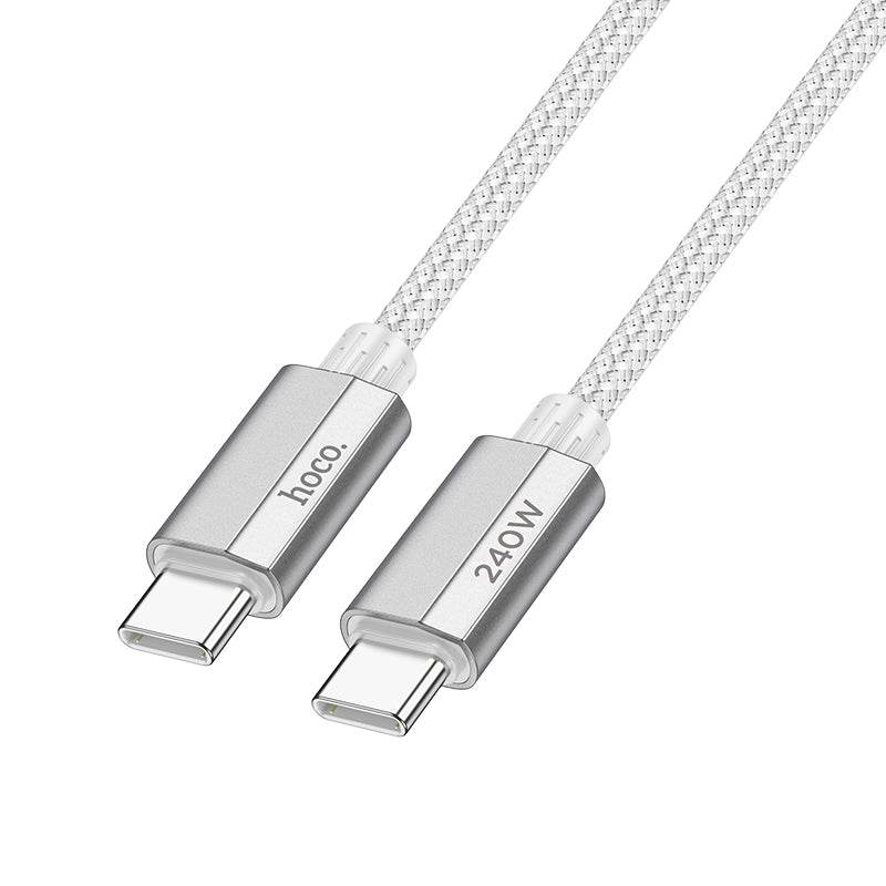 HOCO U134 Primero 240W charging data cable Type-C to Type-C(L=1.8M) gray