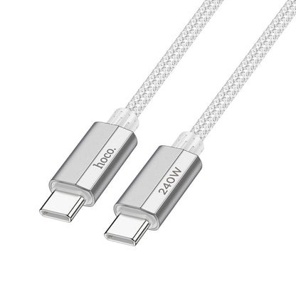 HOCO U134 Primero 240W charging data cable Type-C to Type-C(L=1.8M) gray