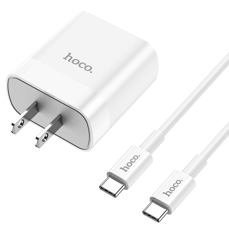 HOCO C80 PD20W+QC3.0 charger C To C Cable Combo