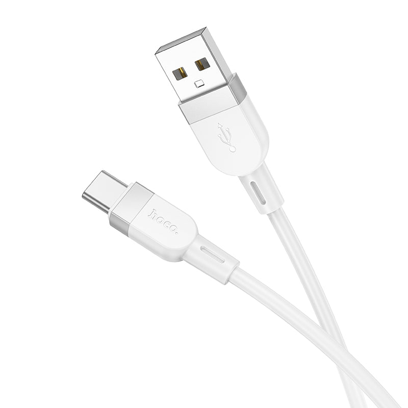 HOCO X109 Energy silicone charging data cable Type-C(L=1M) white