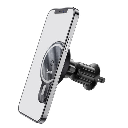 HOCO CA85 Ultra-fast magnetic wireless charging car holder black