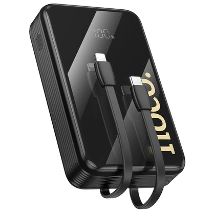 HOCO Q37A Graceful 22.5W+PD20W power bank with two cables(20000mAh) black