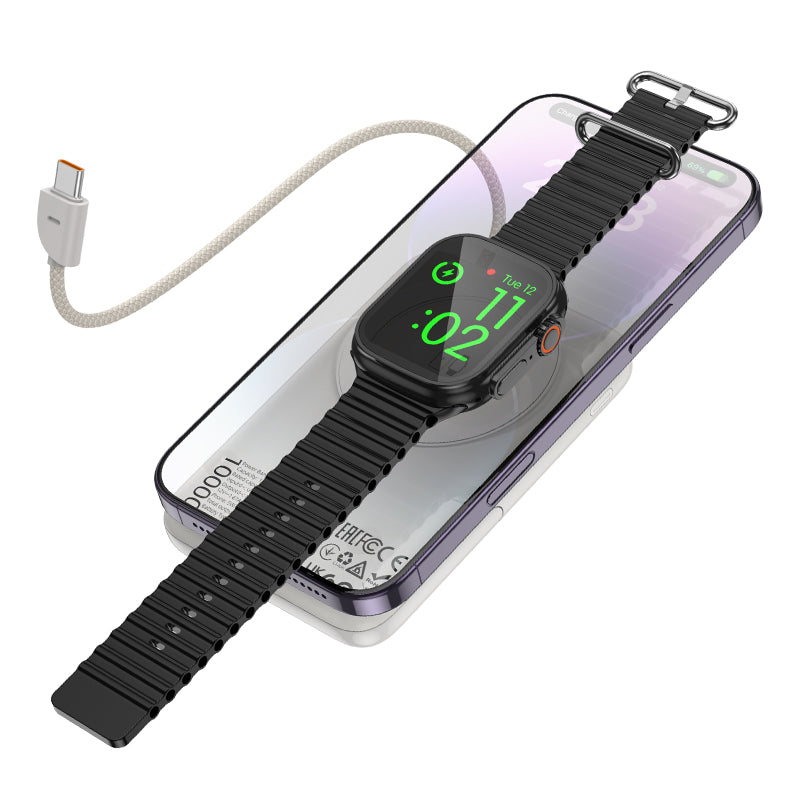 Hoco Q43 10000mAh Magnetic Power Bank - Silver