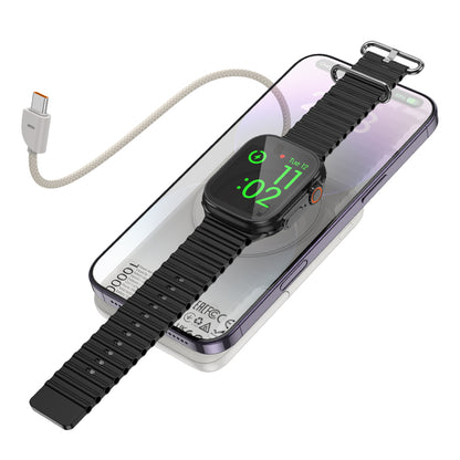 Hoco Q43 10000mAh Magnetic Power Bank - Silver