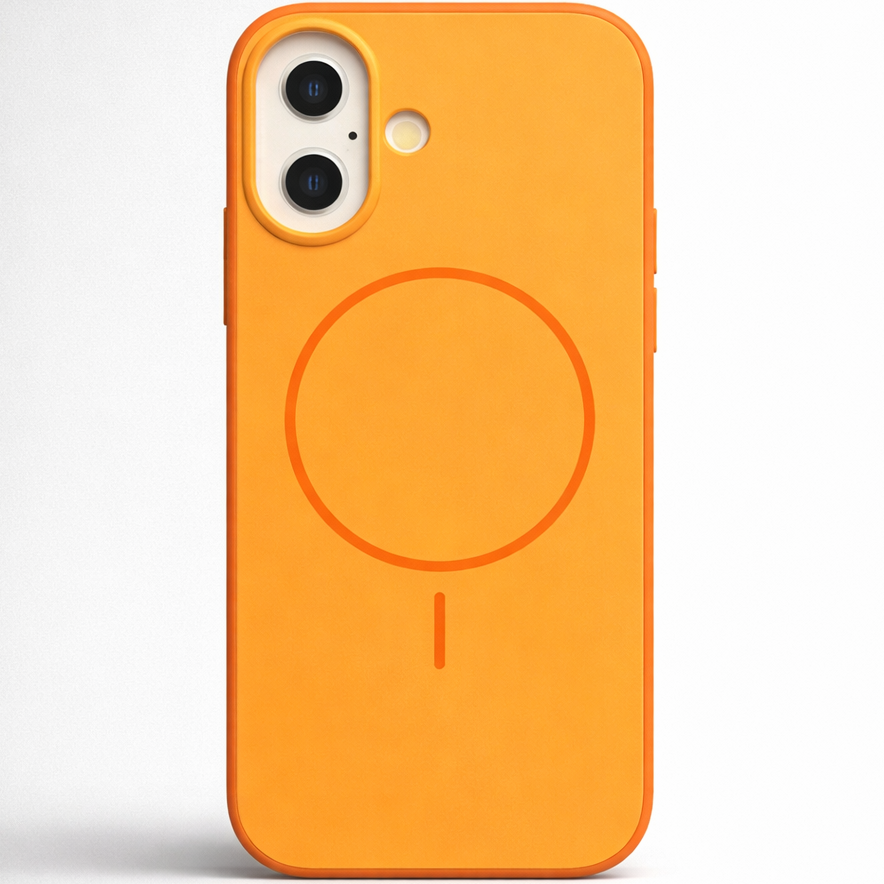 Ocean Mist Sunset Orange iPhone 17 Case