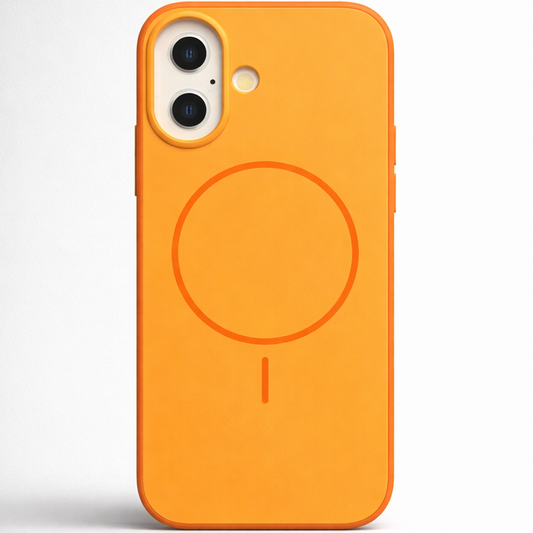 Ocean Mist Sunset Orange iPhone 17 Case