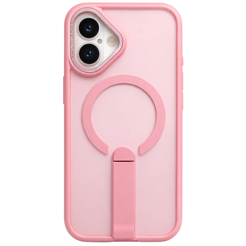 Focus KickStand Case for iPhone 16 - Pink