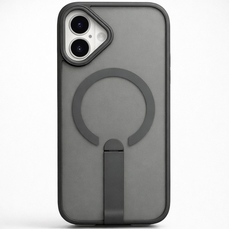 Focus KickStand Case for iPhone 16 - Black