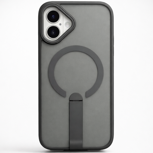 Focus KickStand Case for iPhone 16 - Black