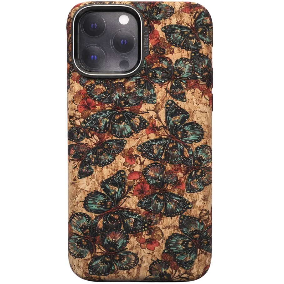 Aibelv Mag iPhone 16 Pro Max Vintage Floral Case