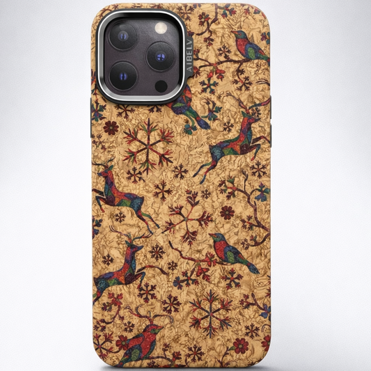 Aibelv Mag iPhone 16 Pro Max Classic Floral Pattern Case