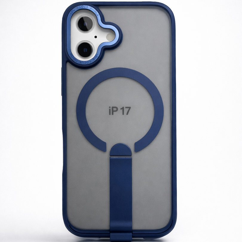 Focus Kickstand iPhone 17 Case Blue