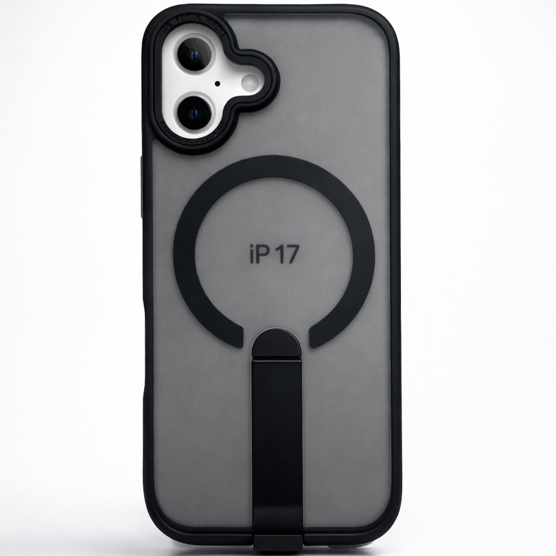 Focus Kickstand iPhone 17 Case Black