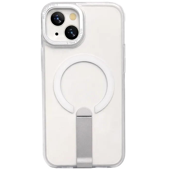 Focus KickStand Case for iPhone 15 - White