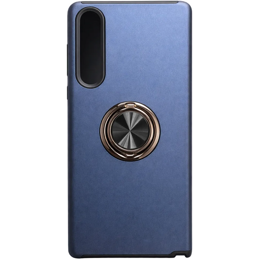 Strong Magnetic Ring Samsung S25 Edge Blue Case