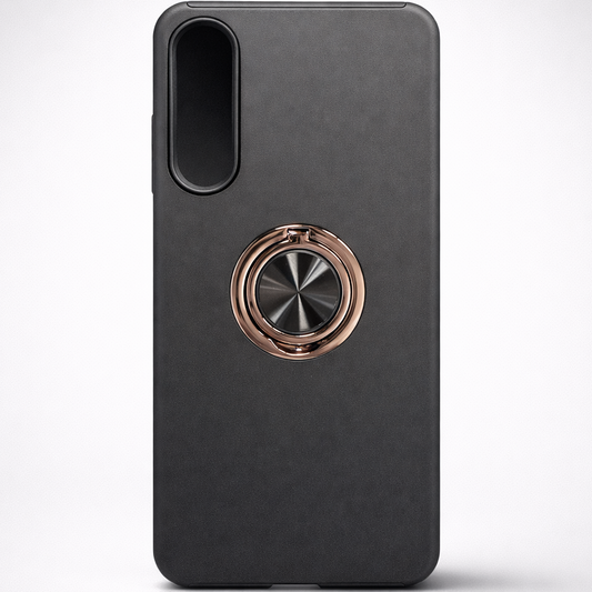 Strong Magnetic Ring Samsung S25 Edge Black Case