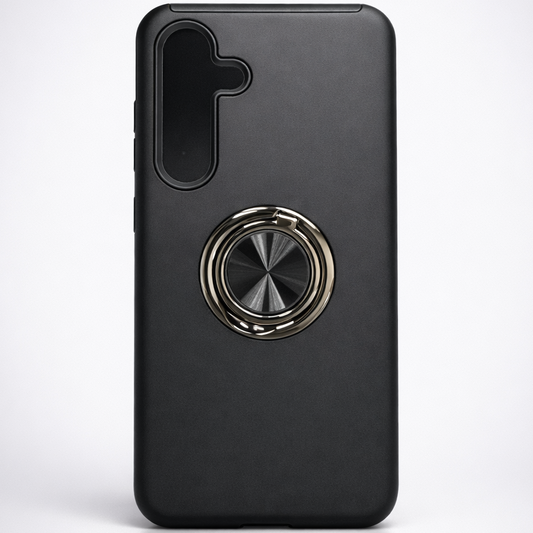 Strong Magnetic Ring Samsung S25 Fe Black Case