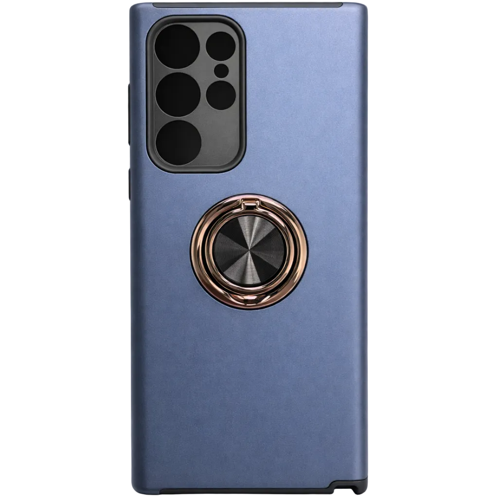 Strong Magnetic Ring Samsung S23 Ultra Blue Case