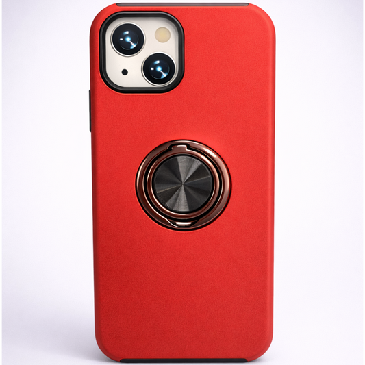 Strong Magnetic Ring Iphone 13/14 Red Case
