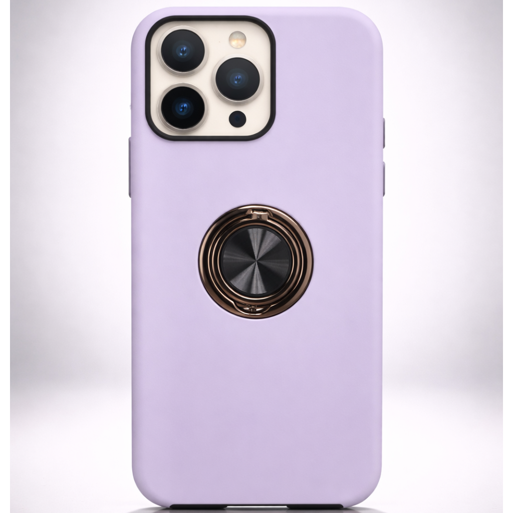Strong Magnetic Ring Iphone 14 Pro Max Soft Lilac Case