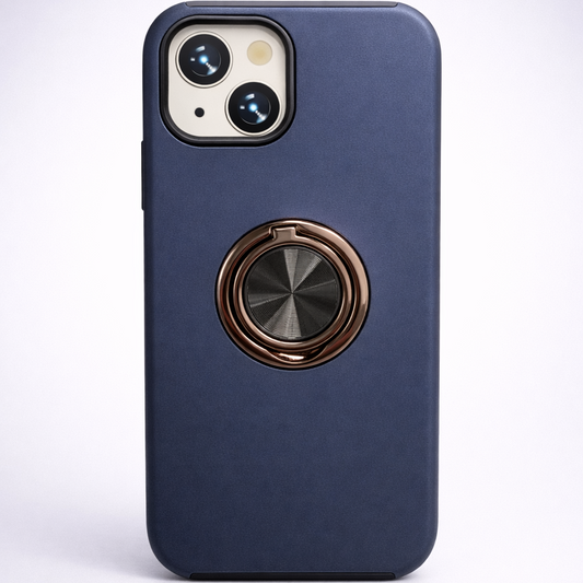 Strong Magnetic Ring Iphone 15 blue Case