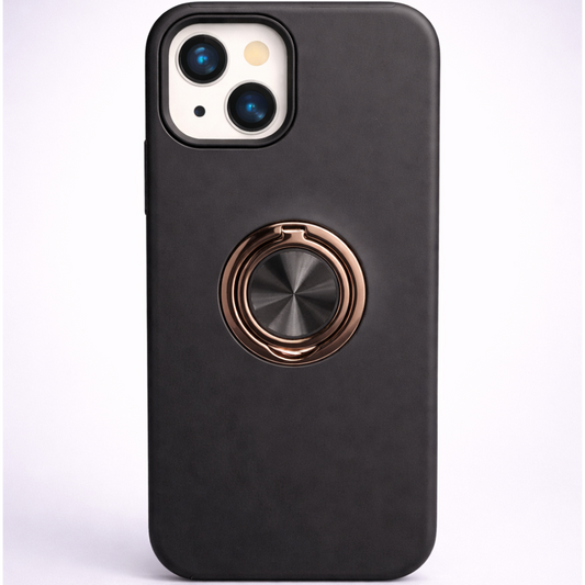 Strong Magnetic Ring Iphone 15 black Case