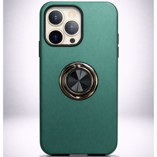 Strong Magnetic Ring Iphone 15 Pro Max Green Case