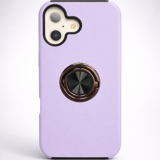 Strong Magnetic Ring Iphone 16 Soft Lilac Case