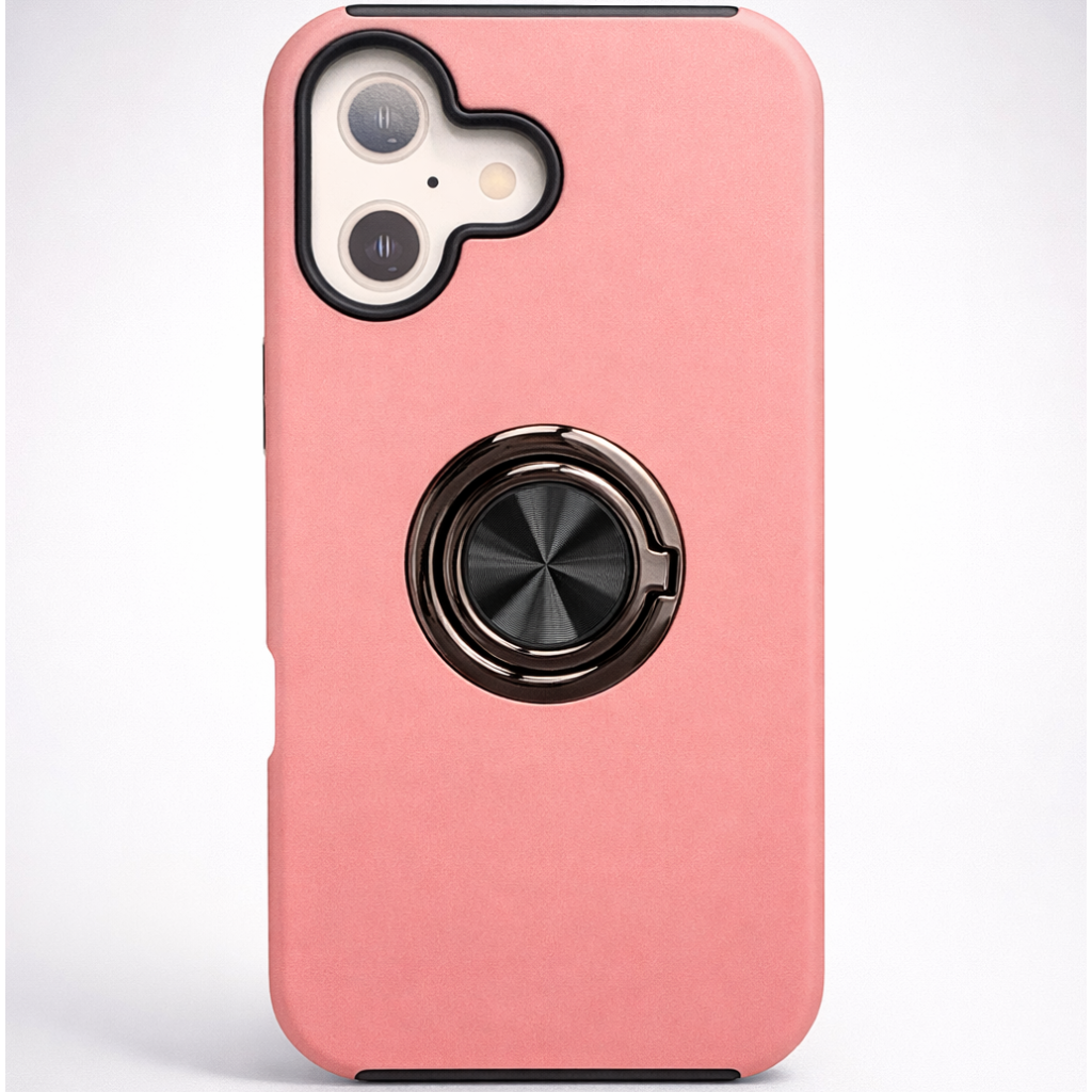 Strong Magnetic Ring Iphone 16 Pink Case