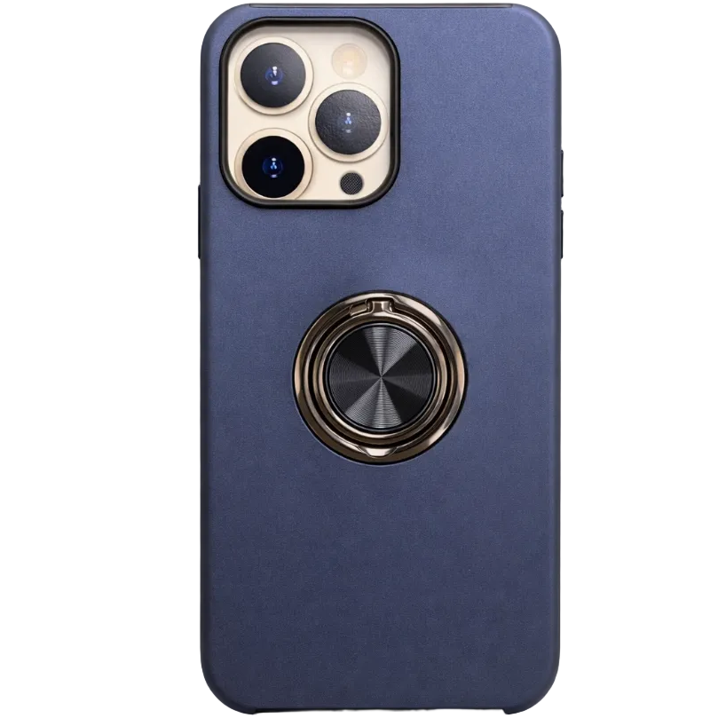 Strong Magnetic Ring Iphone 16 pro blue Case