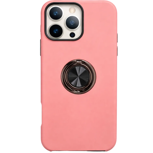 Strong Magnetic Ring Iphone 16 pro Pink Case