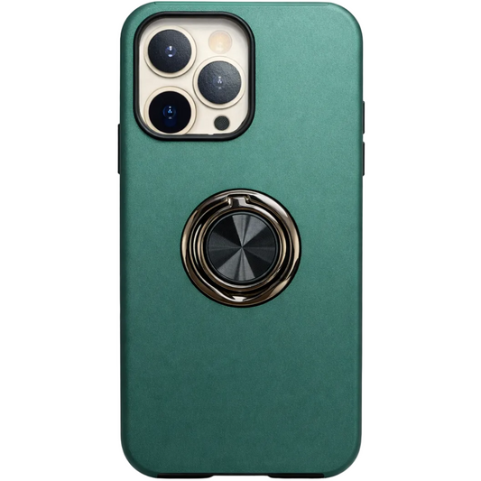 Strong Magnetic Ring Iphone 16 pro max Green Case