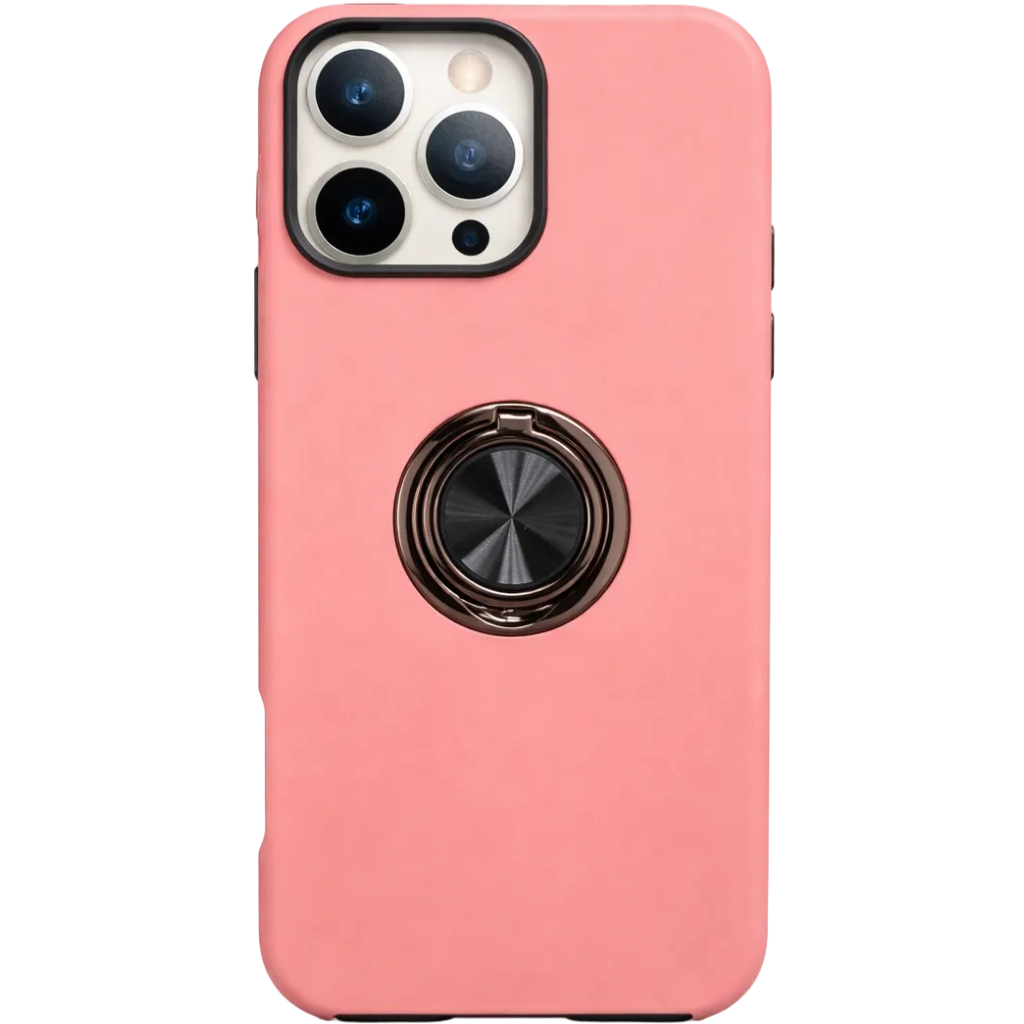 Strong Magnetic Ring Iphone 16 pro max Pink Case