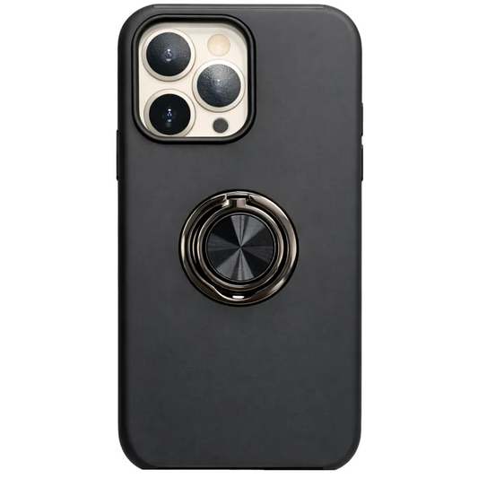 Strong Magnetic Ring Iphone 16 pro max black Case