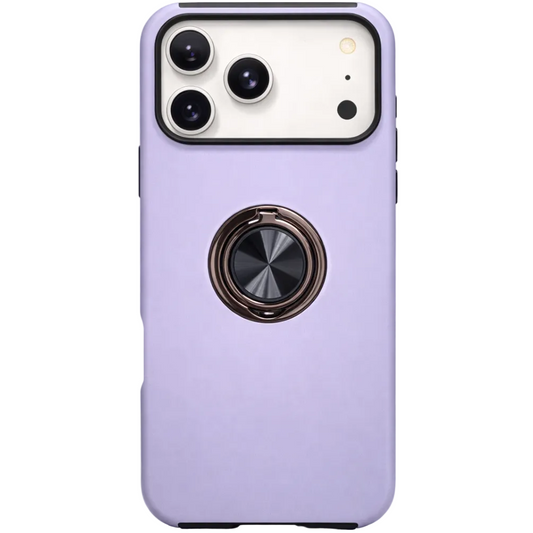 Strong Magnetic Ring Iphone 17 Pro Soft Lilac Case