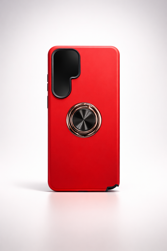 Strong Magnetic Ring Samsung S26 Ultra Red Case