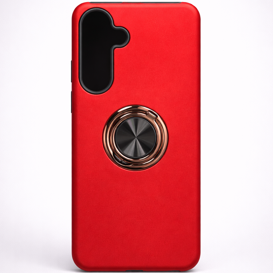 Strong Magnetic Ring Samsung S26 Red Case