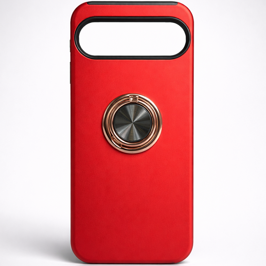 Strong Magnetic Ring Google Pixel 10/10 Pro Red Case