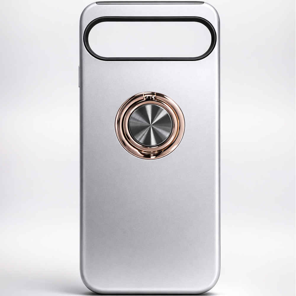Strong Magnetic Ring Google Pixel 10/10 Pro Silver Case