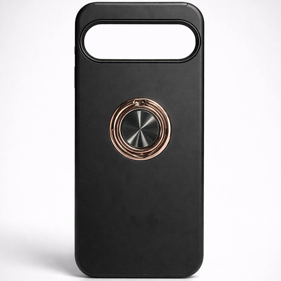 Strong Magnetic Ring Google Pixel 10/10 Pro black Case
