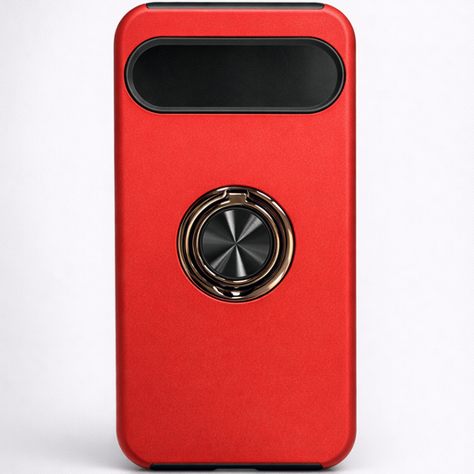 Strong Magnetic Ring Google Pixel 9/9 Pro Red Case
