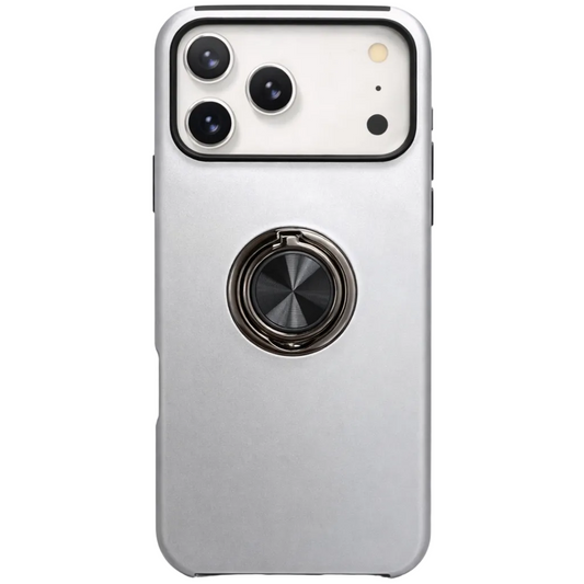 Strong Magnetic Ring Iphone 17 Pro White Case