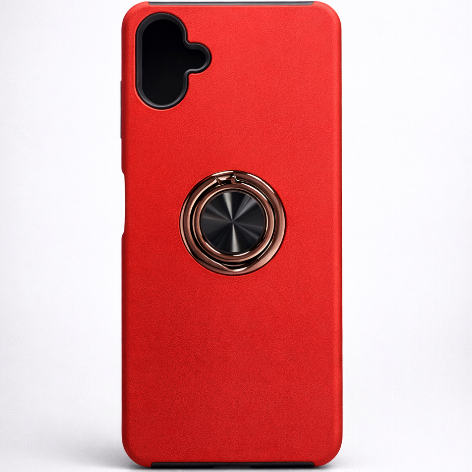 Strong Magnetic Ring Samsung A07 Red Case