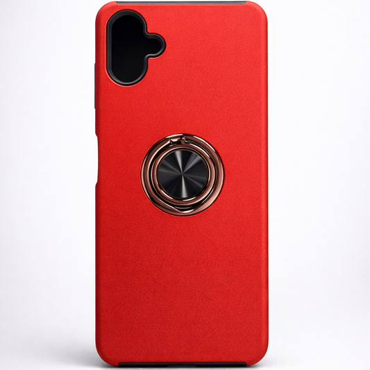 Strong Magnetic Ring Samsung A07 Red Case