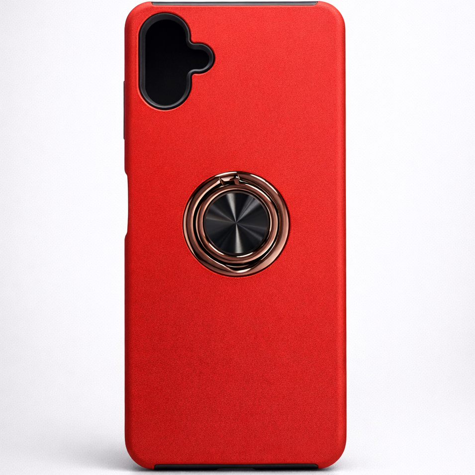Strong Magnetic Ring Samsung A06 Red Case