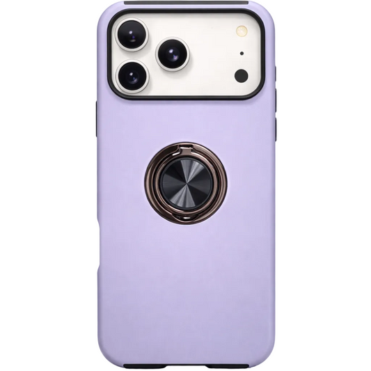 Strong Magnetic Ring Iphone 17 Pro Max Soft Lilac Case