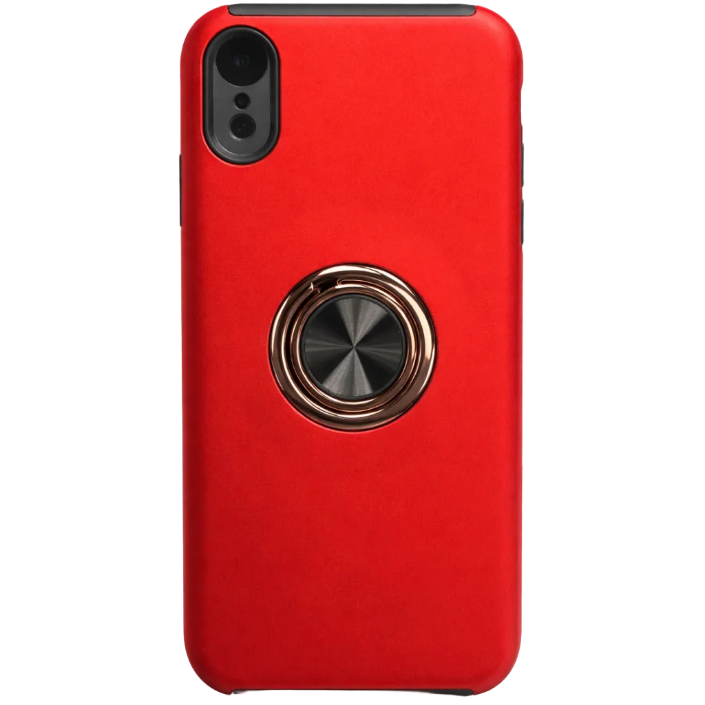 Strong Magnetic Ring Iphone XR Red Case