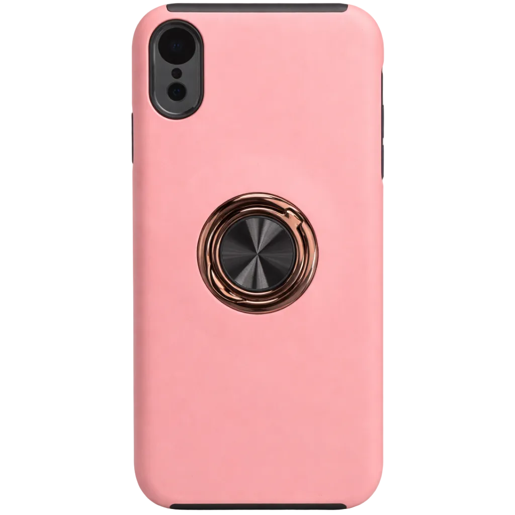 Strong Magnetic Ring Iphone XR  Pink Case