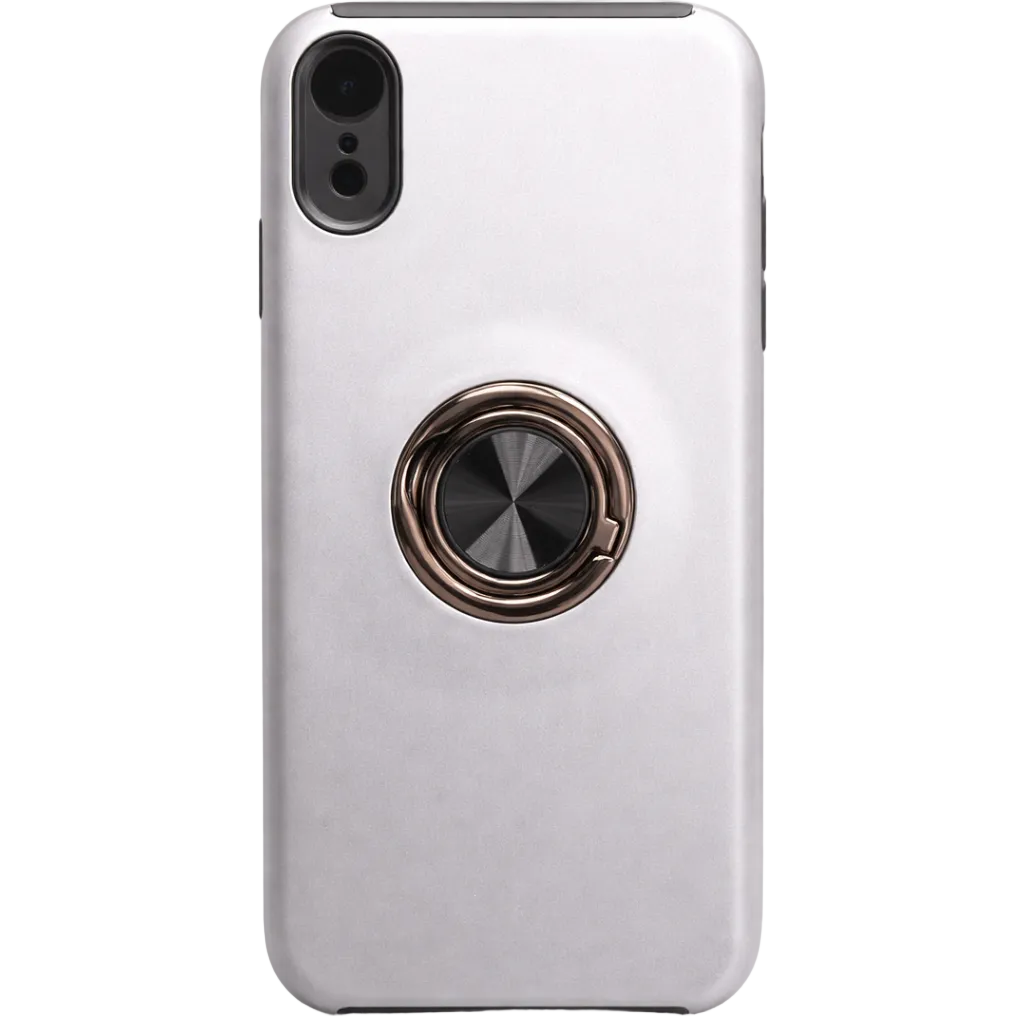 Strong Magnetic Ring Iphone XR  White Case