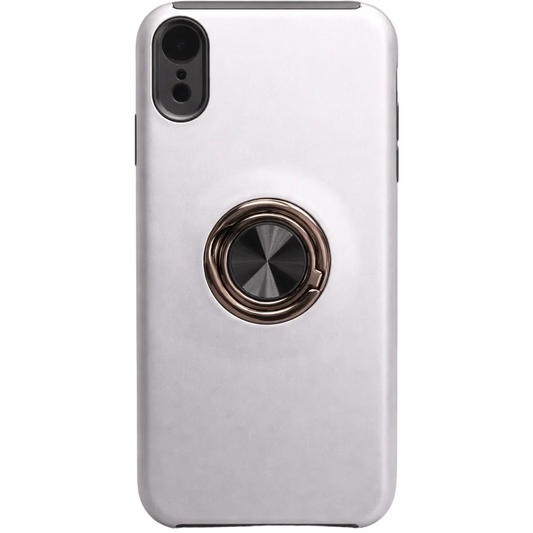 Strong Magnetic Ring Iphone XR  White Case